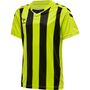 Hummel Hmlcore Xk Striped Jersey Kids S/S - lime popsicle/black