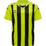 Hummel Hmlcore Xk Striped Jersey Kids S/S - lime popsicle/black