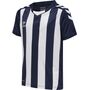 Hummel Hmlcore Xk Striped Jersey Kids S/S - marine/white