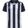 Hummel Hmlcore Xk Striped Jersey Kids S/S - marine/white