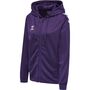 Hummel Hmlcore Xk Poly Zip Hood Sweat Woma - acai/white
