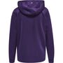 Hummel Hmlcore Xk Poly Zip Hood Sweat Woma - acai/white