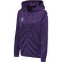 Hummel Hmlcore Xk Poly Zip Hood Sweat Woma - acai/white