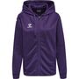 Hummel Hmlcore Xk Poly Zip Hood Sweat Woma - acai/white