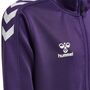 Hummel Hmlcore Xk Poly Zip Sweat Kids - acai/white