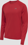 newline Men Core Running T-Shirt L/S - tango red