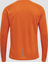 newline Men Core Running T-Shirt L/S - orange tiger