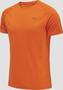 newline Men Core Running T-Shirt S/S - orange tiger
