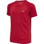 newline Kids Core Running T-Shirt S/S - tango red