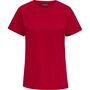 Hummel Hmlred Basic T-Shirt S/S Woman - tango red