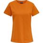 Hummel Hmlred Basic T-Shirt S/S Woman - orange tiger