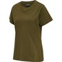 Hummel Hmlred Basic T-Shirt S/S Woman - dark olive