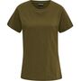 Hummel Hmlred Basic T-Shirt S/S Woman - dark olive