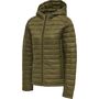 Hummel Hmlred Quilted Hood Jacket Woman - dark olive