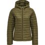 Hummel Hmlred Quilted Hood Jacket Woman - dark olive
