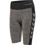 Hummel Hmlclea Seamless Cycling Shorts - chateau gray/black melange