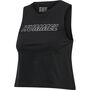 Hummel Hmlte Cali 2-Pack Crop Cot Tanktop - black/white driftwood