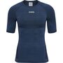 Hummel Hmlte Mike Seamless T-Shirt - insignia blue/black melange