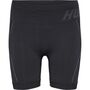 Hummel Hmlte Christel Seamless Shorts - black/asphalt melange