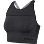Hummel Hmlmt Hana 2.0 Seamless Sports Top - black melange