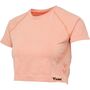 Hummel Hmlci Seamless Cropped T-Shirt - canyon sunset melange