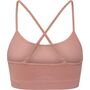 Hummel Hmljuno 2 Pack Seamless Bra - ash rose/paloma