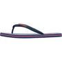 Hummel Multi Stripe Flip Flop - black iris/flame scarlet