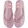 Hummel Multi Stripe Flip Flop - woodrose