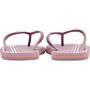 Hummel Multi Stripe Flip Flop - woodrose