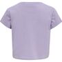 Hummel Hmllegacy Woman Cropped T-Shirt - heirloom lilac