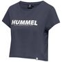 Hummel Hmllegacy Woman Cropped T-Shirt - blue nights 