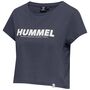 Hummel Hmllegacy Woman Cropped T-Shirt - blue nights