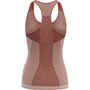 Hummel Hmlclea Seamless Top - withered rose/rose tan melange
