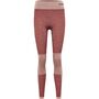 Hummel Hmlclea Seamless Mid Waist Tights - withered rose/rose tan melange