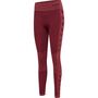 Hummel Hmlclea Seamless Mid Waist Tights - cabernet/apple butter melange
