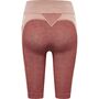 Hummel Hmlclea Seamless Cycling Shorts - withered rose/rose tan melange