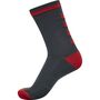 Hummel Elite Indoor Sock Low Pa - ebony/flame scarlet