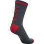 Hummel Elite Indoor Sock Low Pa - ebony/flame scarlet