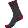 Hummel Elite Indoor Sock Low Pa - ebony/flame scarlet