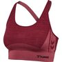 Hummel Hmlclea Seamless Sports Top - cabernet/apple butter melange