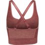 Hummel Hmlclea Seamless Sports Top - withered rose/rose tan melange
