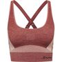 Hummel Hmlclea Seamless Sports Top - withered rose/rose tan melange