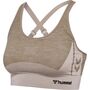 Hummel Hmlclea Seamless Sports Top - chateau gray/driftwood melange