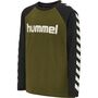 Hummel Hmlboys T-Shirt L/S - dark olive