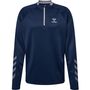 Hummel Hmlgg12 Action Half Zip Sweat - marine/alloy