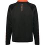 Hummel Hmlgg12 Action Half Zip Sweat Kids - black/cherry tomato