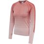 Hummel Hmlgg12 Training Seamless L/S Woman - aura orange melange