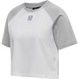 Hummel Hmllgc Naya Cropped T-Shirt - light grey melange