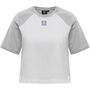Hummel Hmllgc Naya Cropped T-Shirt - light grey melange