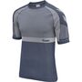 Hummel Hmlmt Unit Seamless T-Shirt - insignia blue/chateau gray